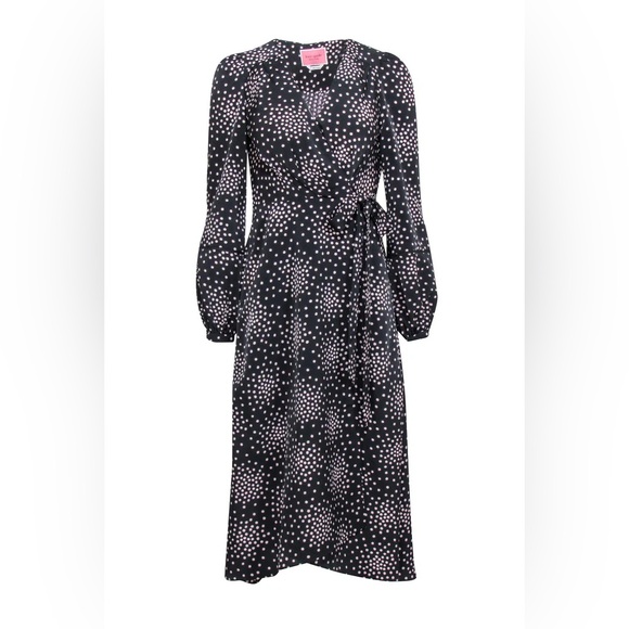 Kate Spade Festive Confetti Wrap Dress - Picture 3 of 7